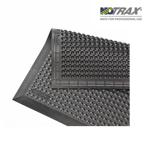 Notrax 457S0035BL 정전기 방지 피로방지 기능성 안전매트, 버블디자인 ESD 457매트 (천연고무/검정)/900x1500mm/16kg